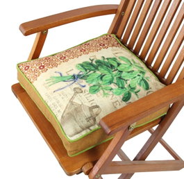Aberto Design Cojín YM1158 Multicolor 42 x 42 cm